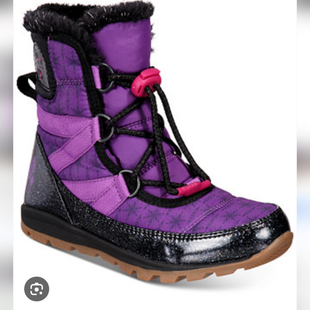 NWT Disney x Sorel Little Girls Whitney Short Frozen 2 Boots